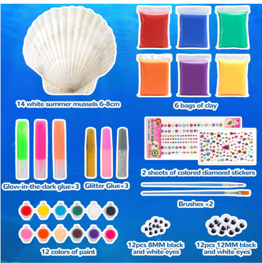Shell Painting Craft Kit for Kids