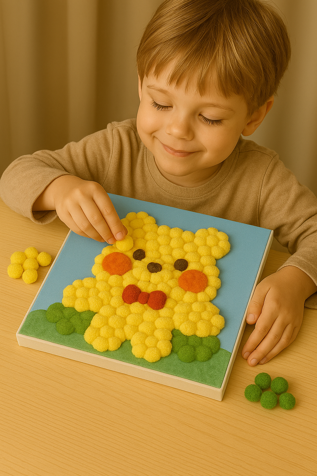 LILDNA Fur Ball Sticky Ball Activity Set for Kids