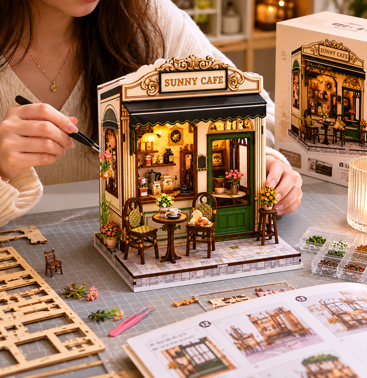 Sunny Café Miniature Kit