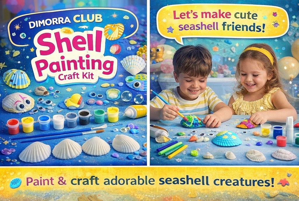 Shell Painting Craft Kit for Kids