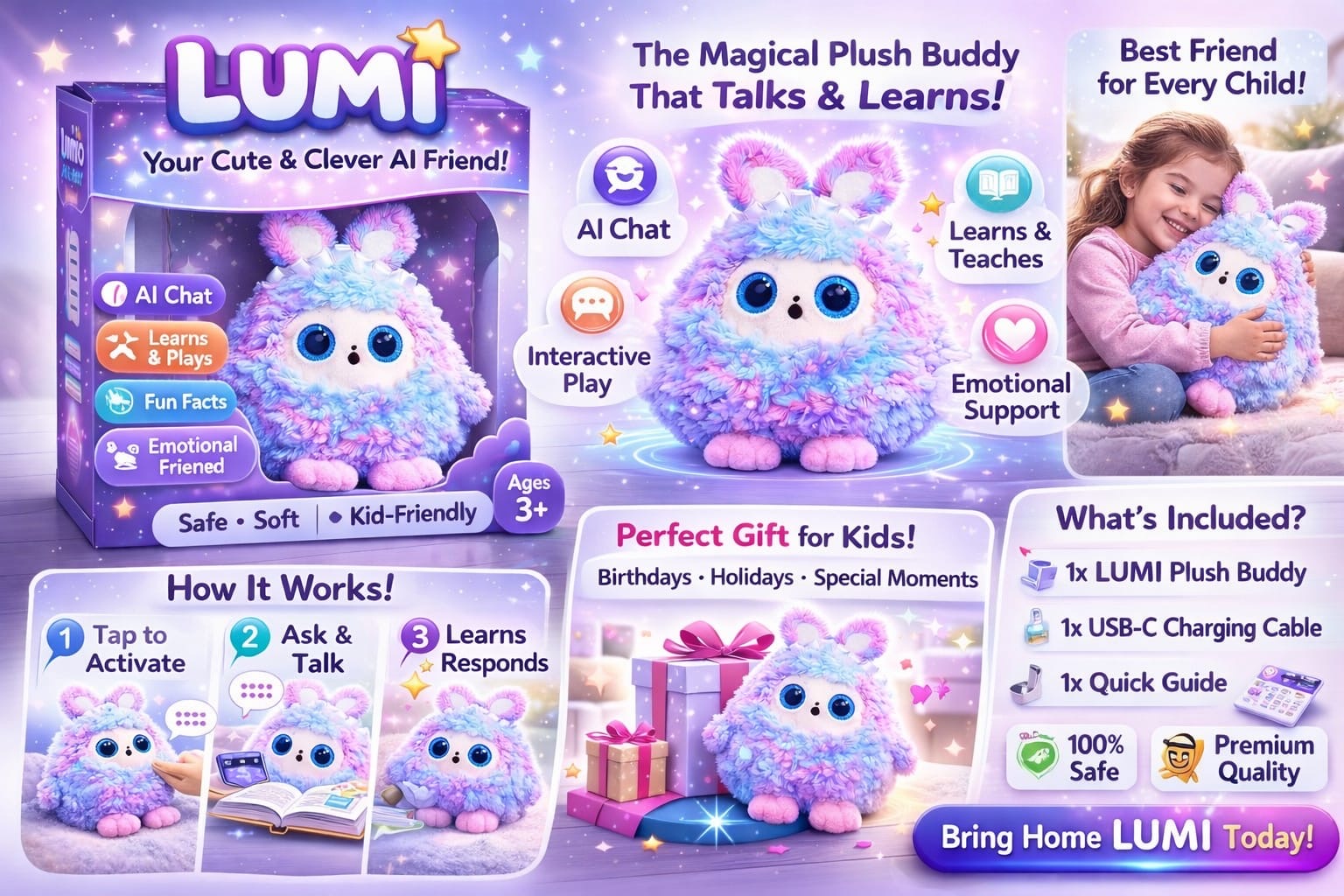 LUMIâ„¢ AI Plush Learning Buddy
