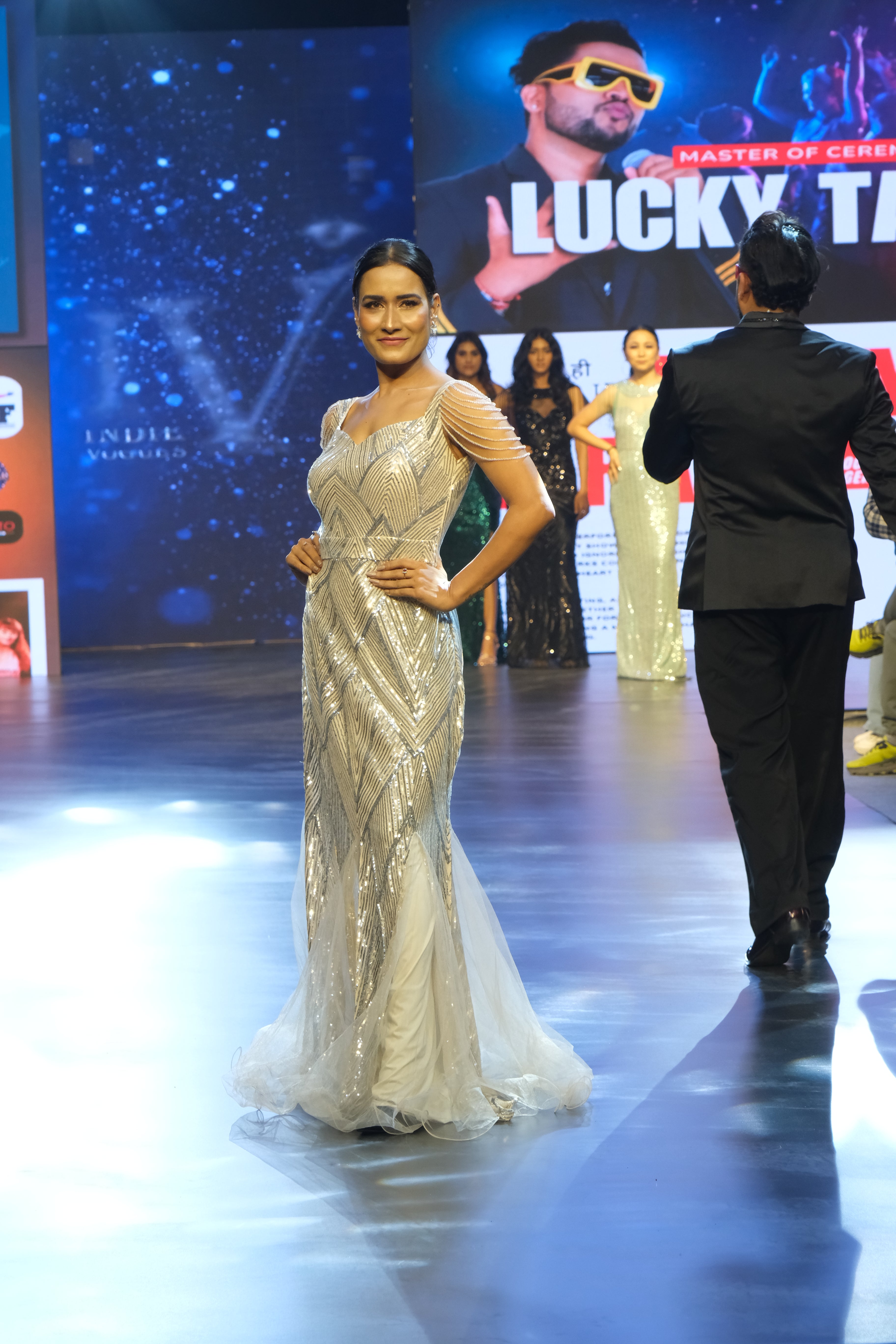 Silver Symphony Gown