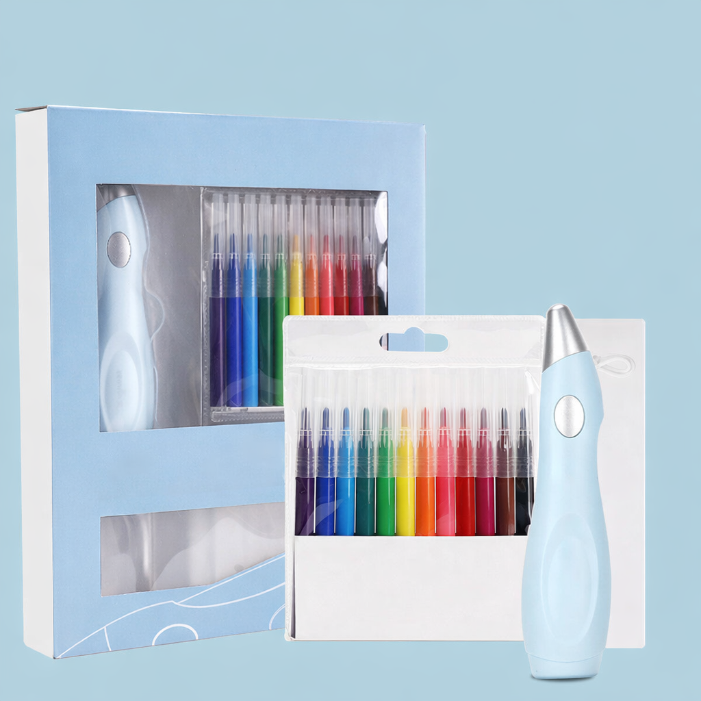 Airbrush Art Set - 12 Spray Markers