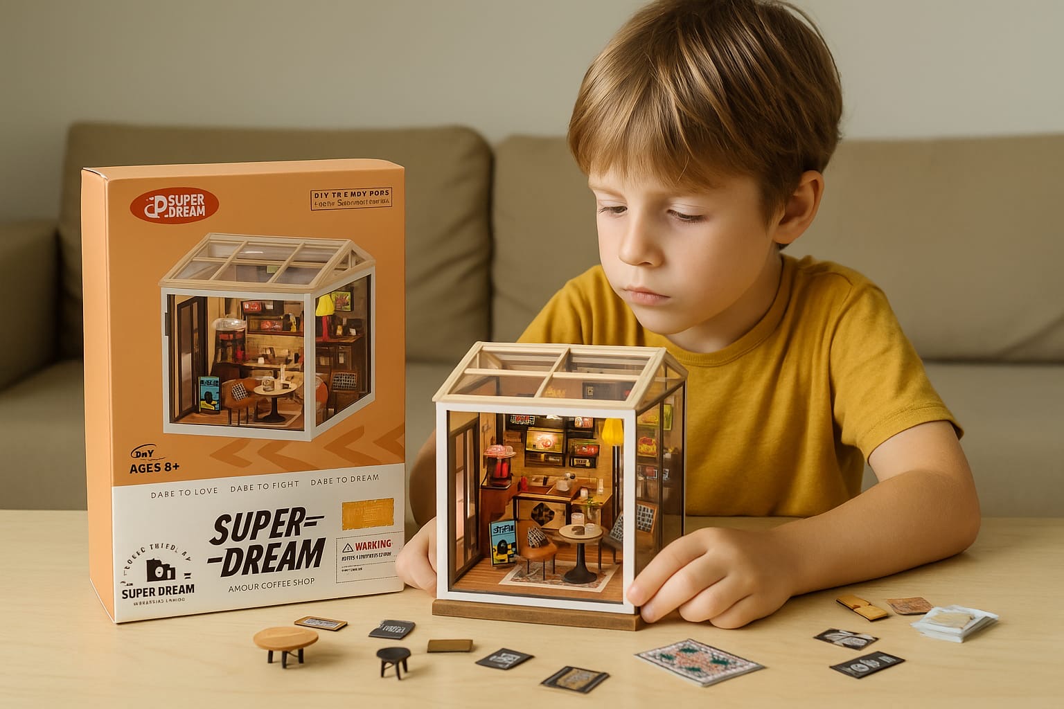 Dimorra Kids x DIY Cabin Miniature Scene Box