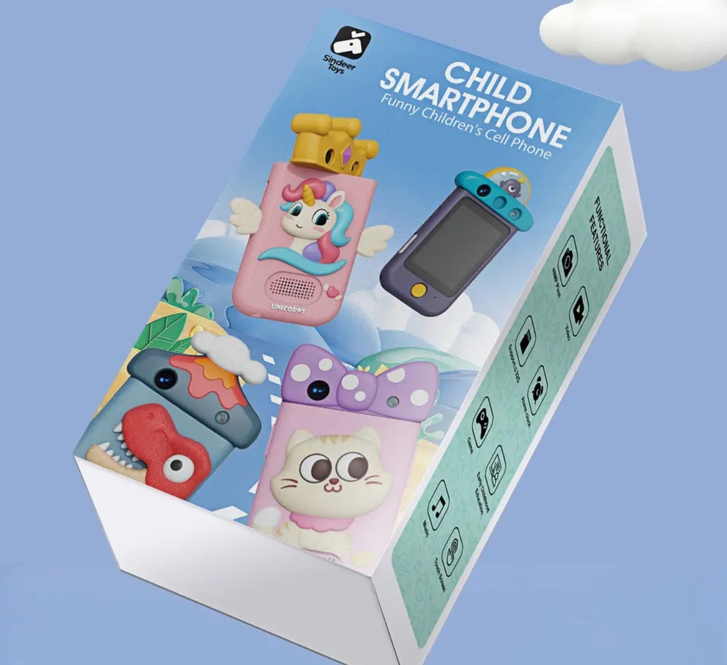 Interactive Kids Phone with Camera | STEM Learning Toy Ages 3-8