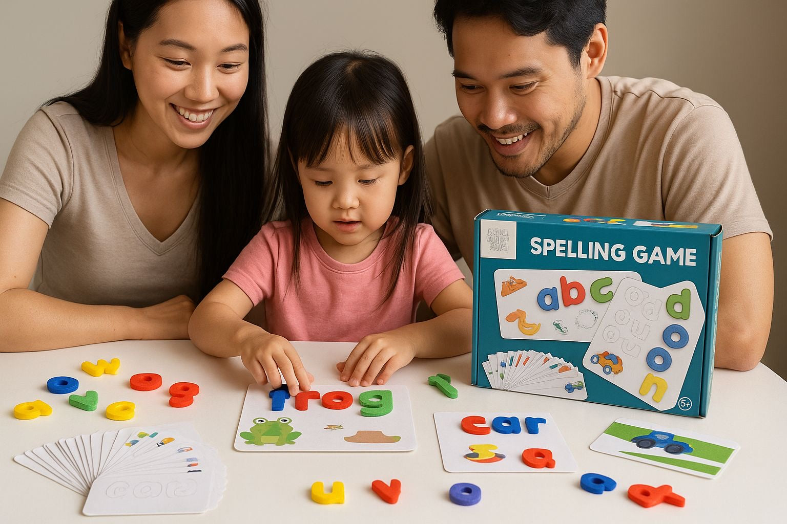 Dimorra Kids – Spelling Bee Match & Learn Kit 🅰️🐝✨