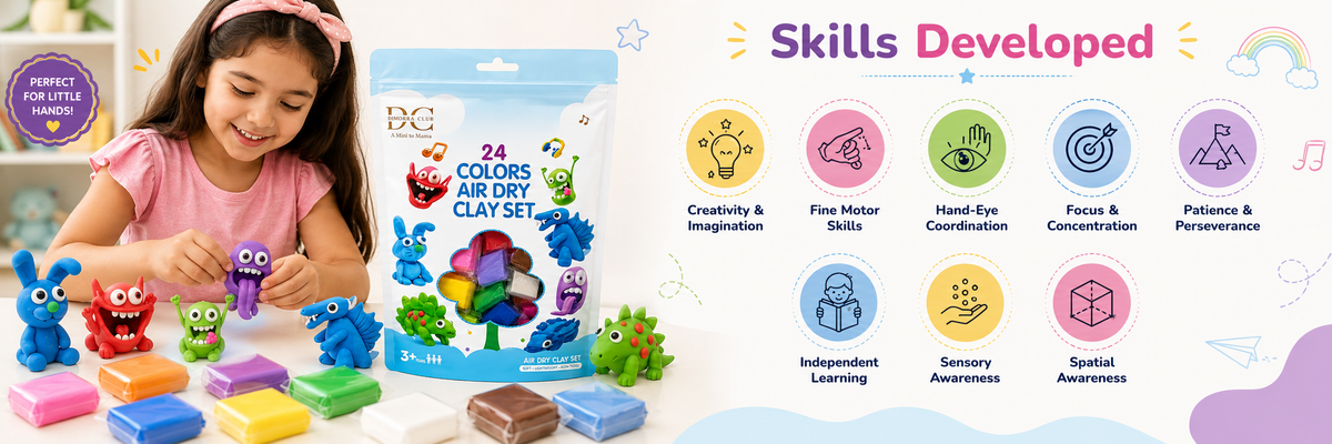 Wonder Clay Studio 24-Colour Air Dry Set