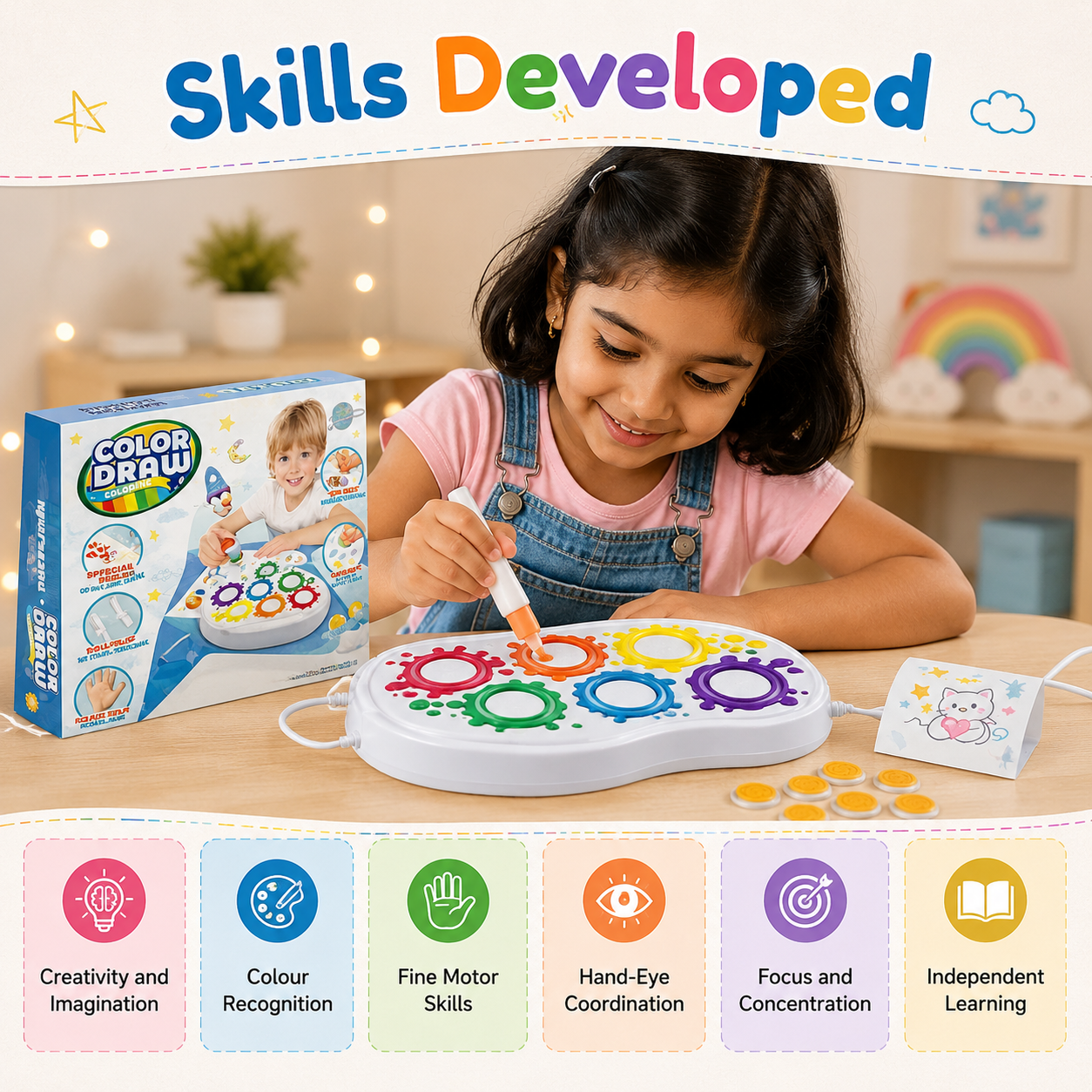 Color Draw Art Kit for Kids