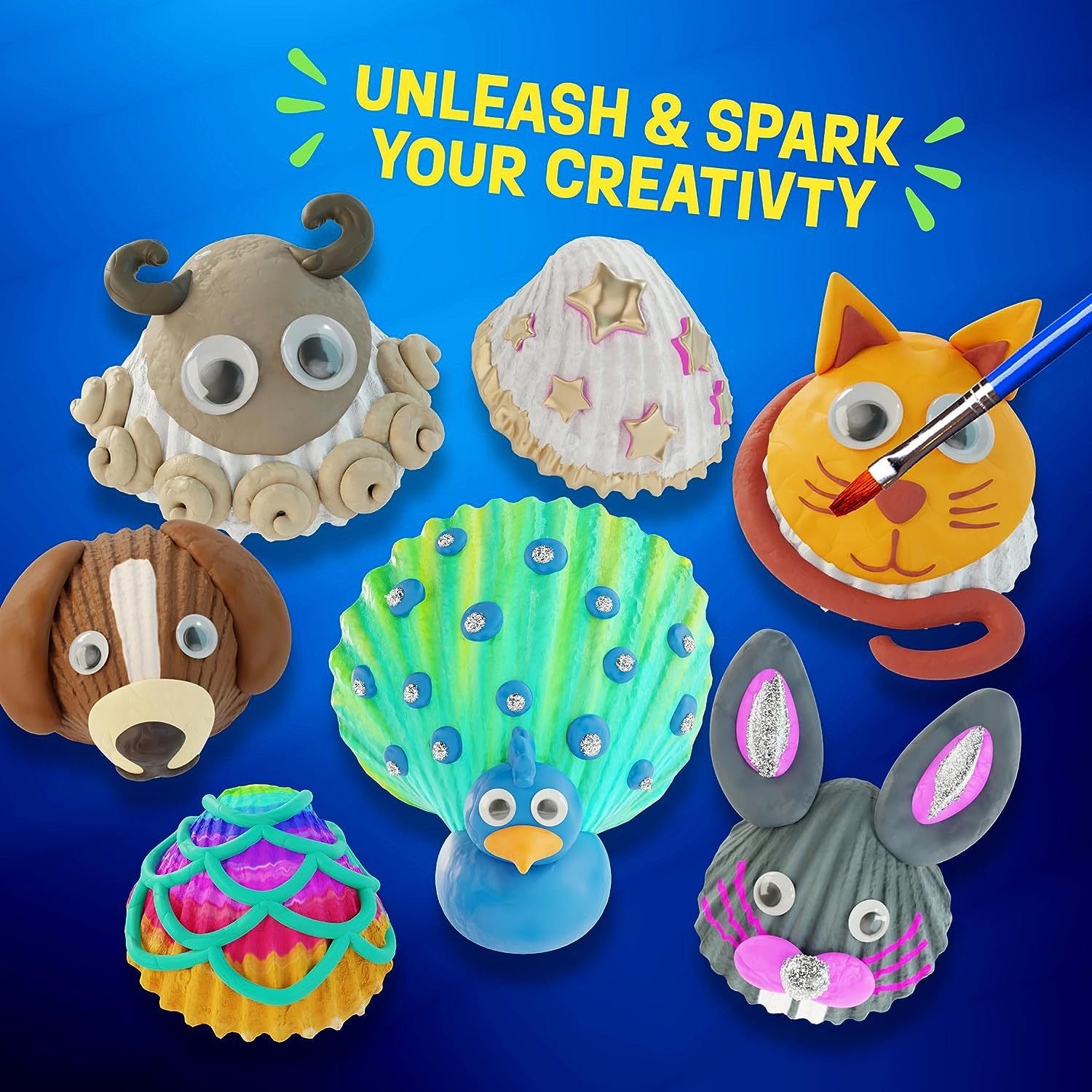 Shell Painting Craft Kit for Kids