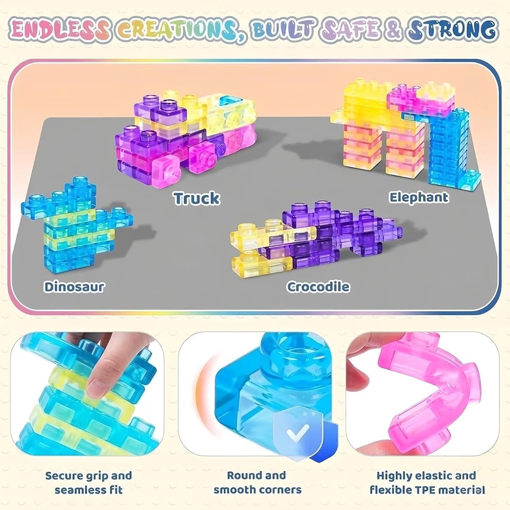 Magic gummy blocks