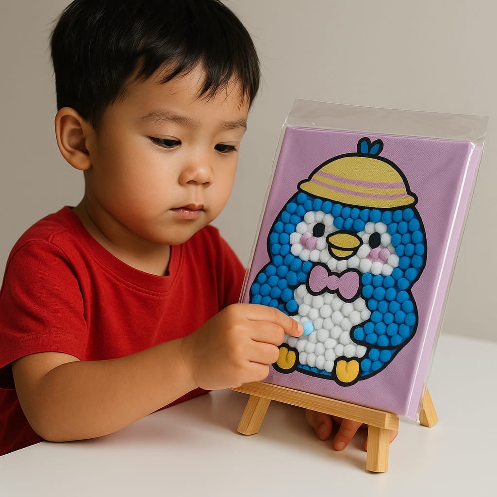 LILDNA Fur Ball Sticky Ball Activity Set for Kids