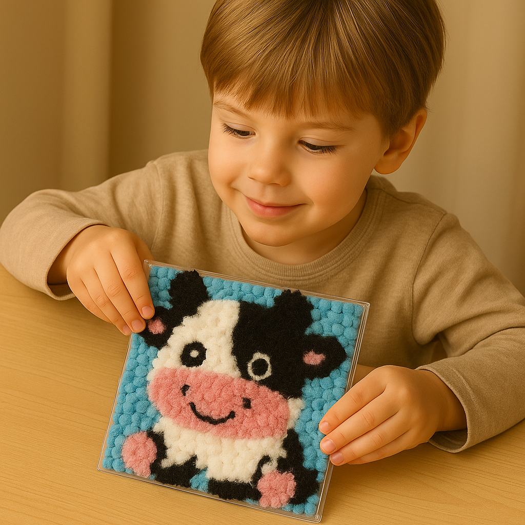 LILDNA Fur Ball Sticky Ball Activity Set for Kids