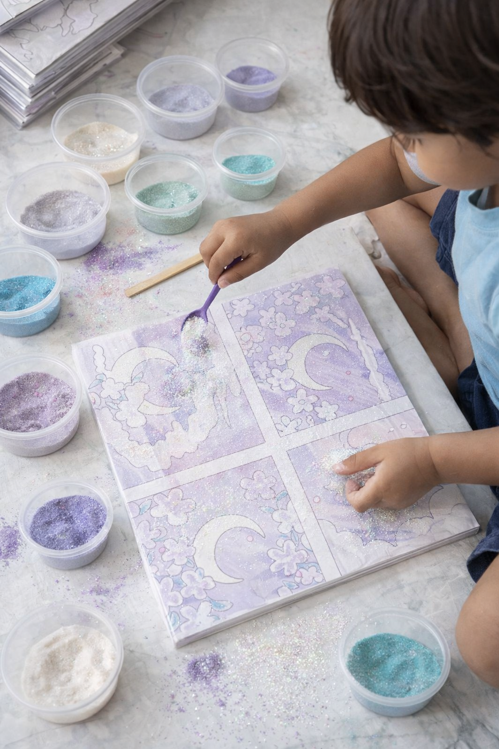 Dimorra Kids X Sand Painting