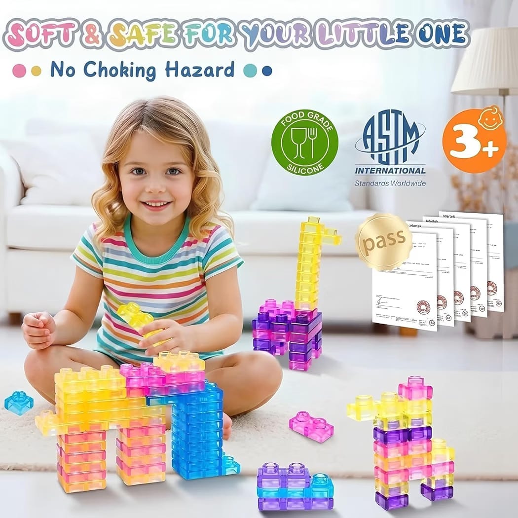 Magic gummy blocks