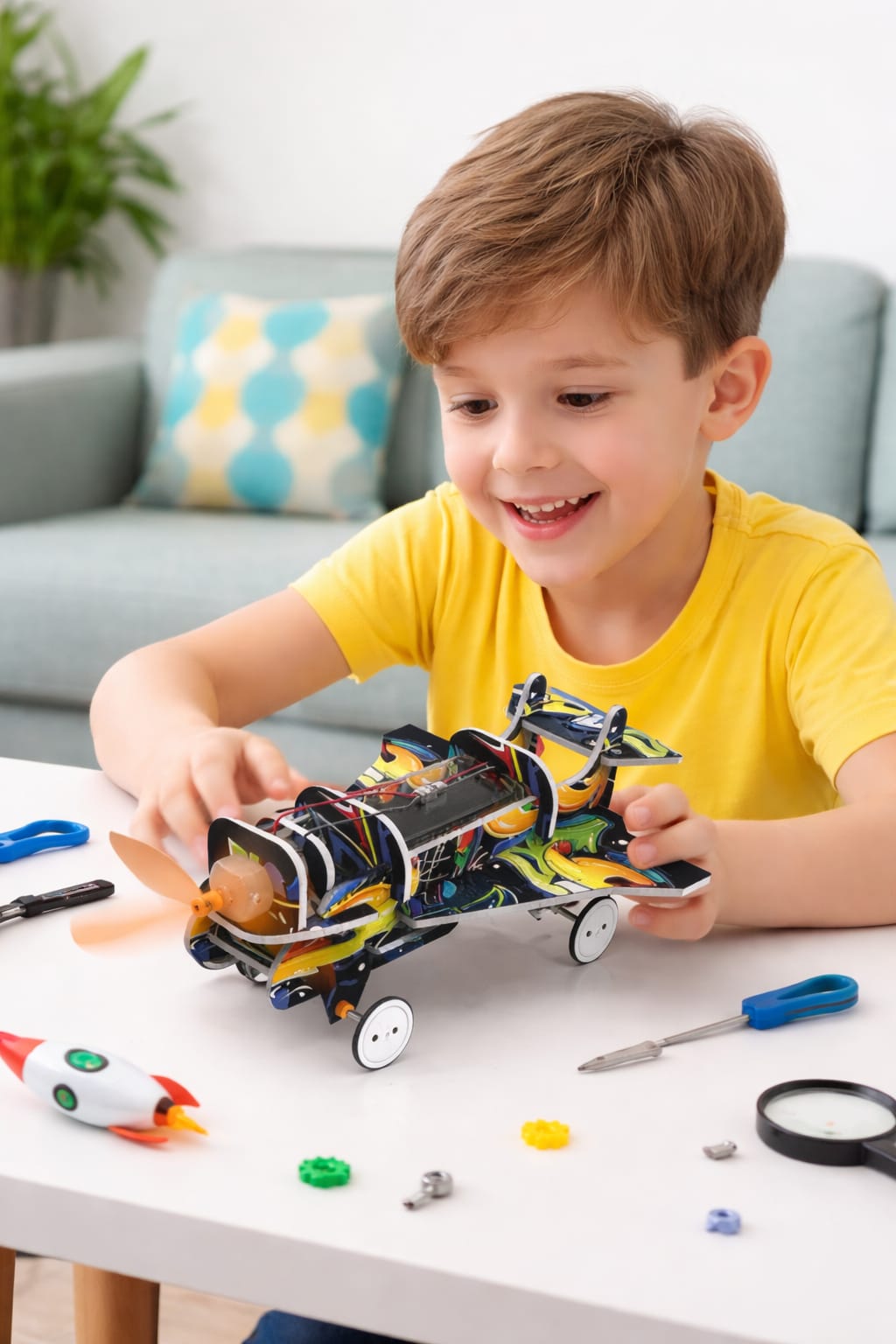 AirRacer DIY Science Toy