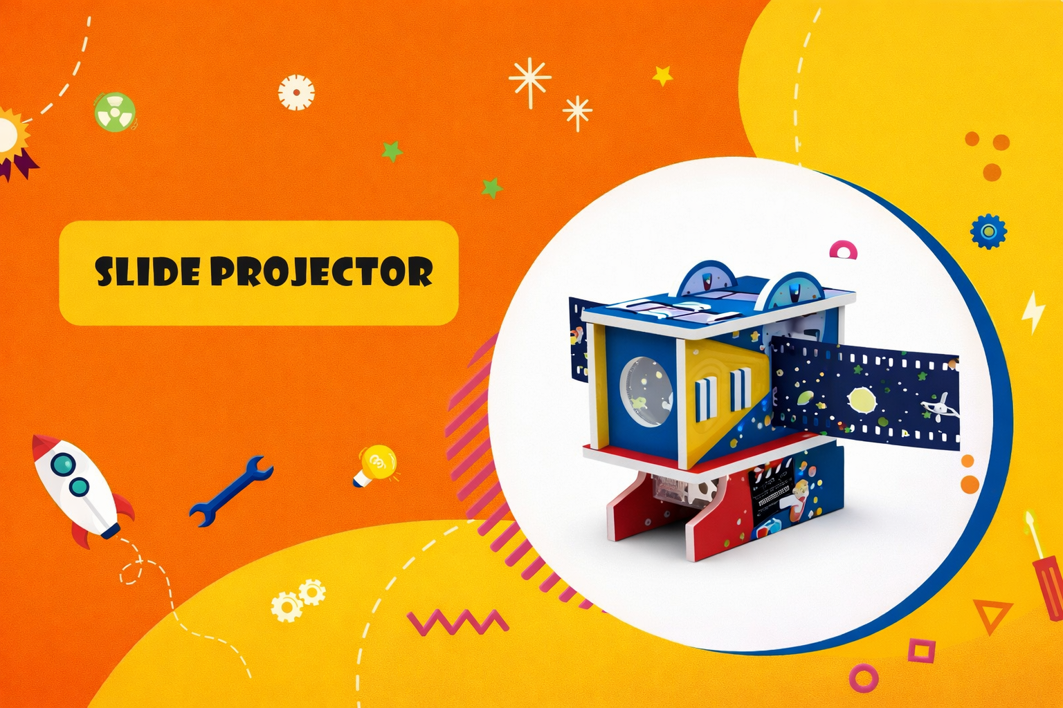 STEM Optical Slide Projector DIY Kit