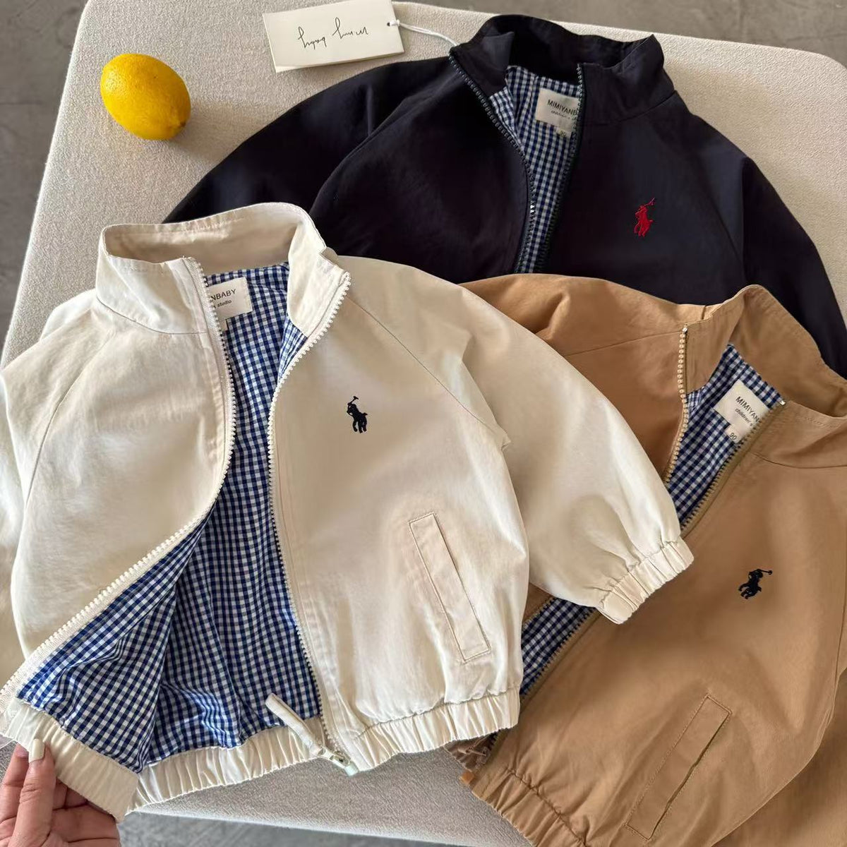 Children's Jacket 2026 Spring Collection Boys' Trendy Embroidered Jacket Toddler Top Big Kids Spring and Autumn Shirt