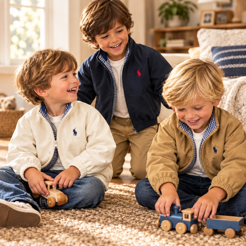 Boys’ Embroidered Jacket | Spring & Autumn Style