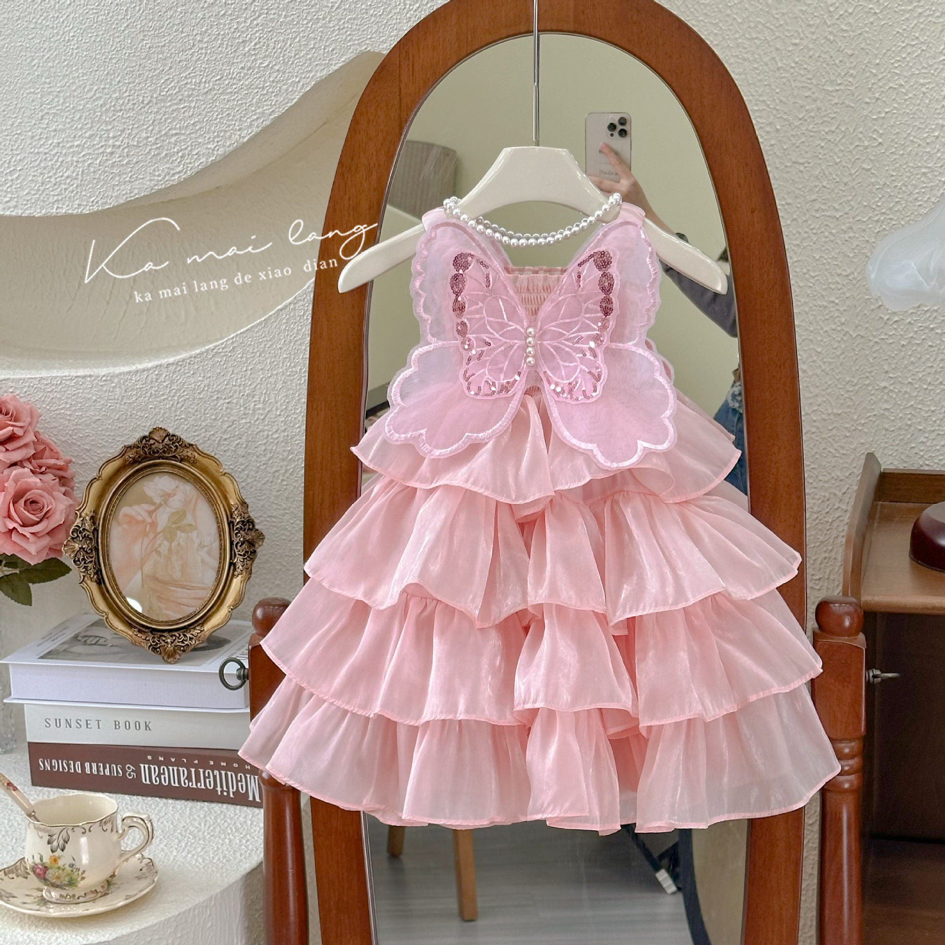 Disney-Inspired Enchanted Butterfly Fairy Cake Dress - Girls' Summer 2025 Collection