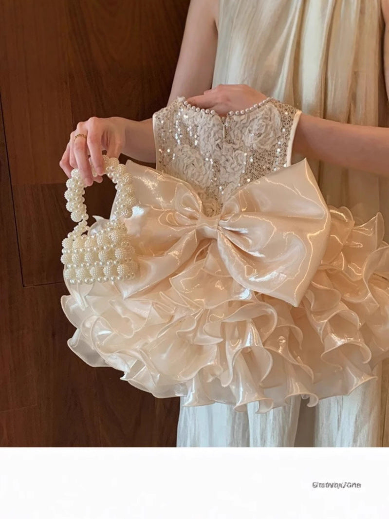 Enchanted Princess Summer Gala Dress - 2025 Disney-Inspired Birthday & Performance Gown for Girls