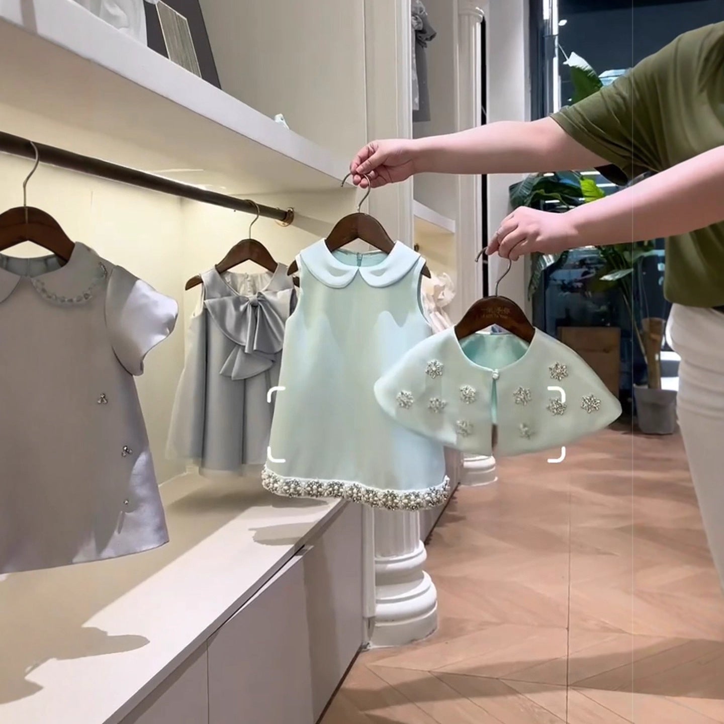 Daily Forest Style Princess Dress 2026 Spring New Simple Baby Girl Dress for the First Birthday Ceremony, Available in Physical Stores