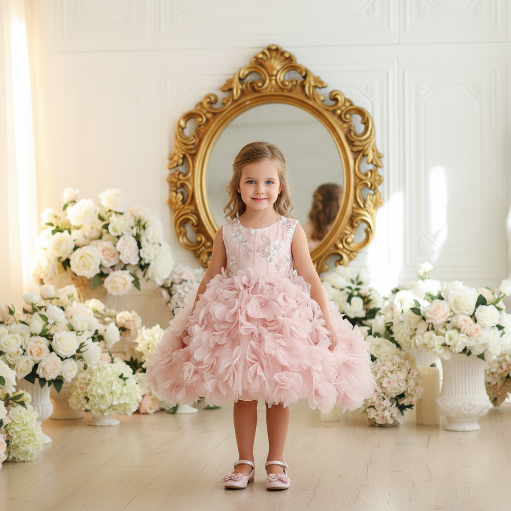 Girls' Pink Princess Tutu Dress