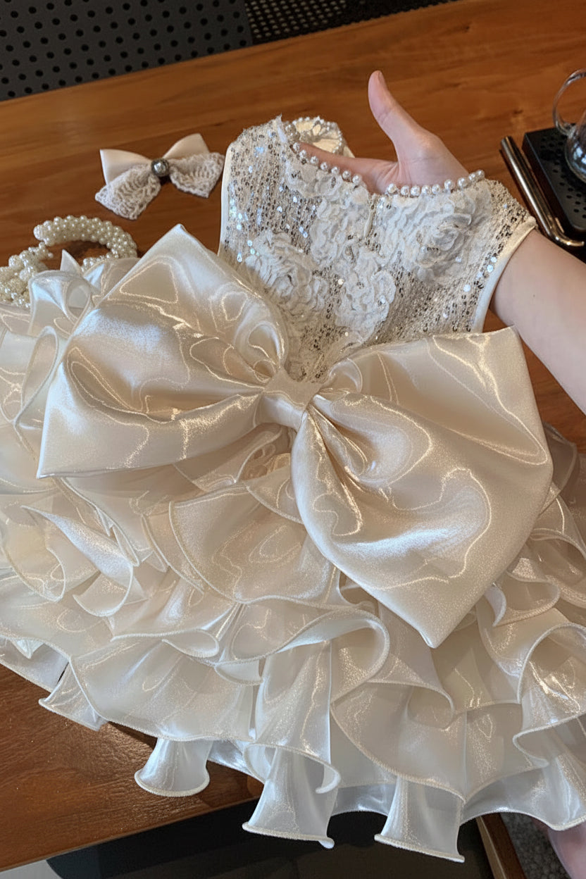 Enchanted Princess Summer Gala Dress - 2025 Disney-Inspired Birthday & Performance Gown for Girls