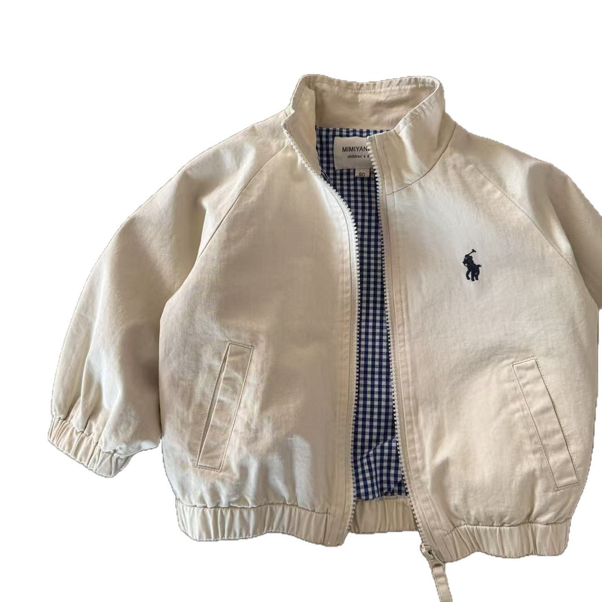 Children's Jacket 2026 Spring Collection Boys' Trendy Embroidered Jacket Toddler Top Big Kids Spring and Autumn Shirt