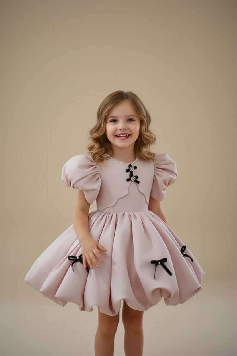 Children's princess dress Little host birthday banquet flower girl wedding little girl dress girl piano performance costume