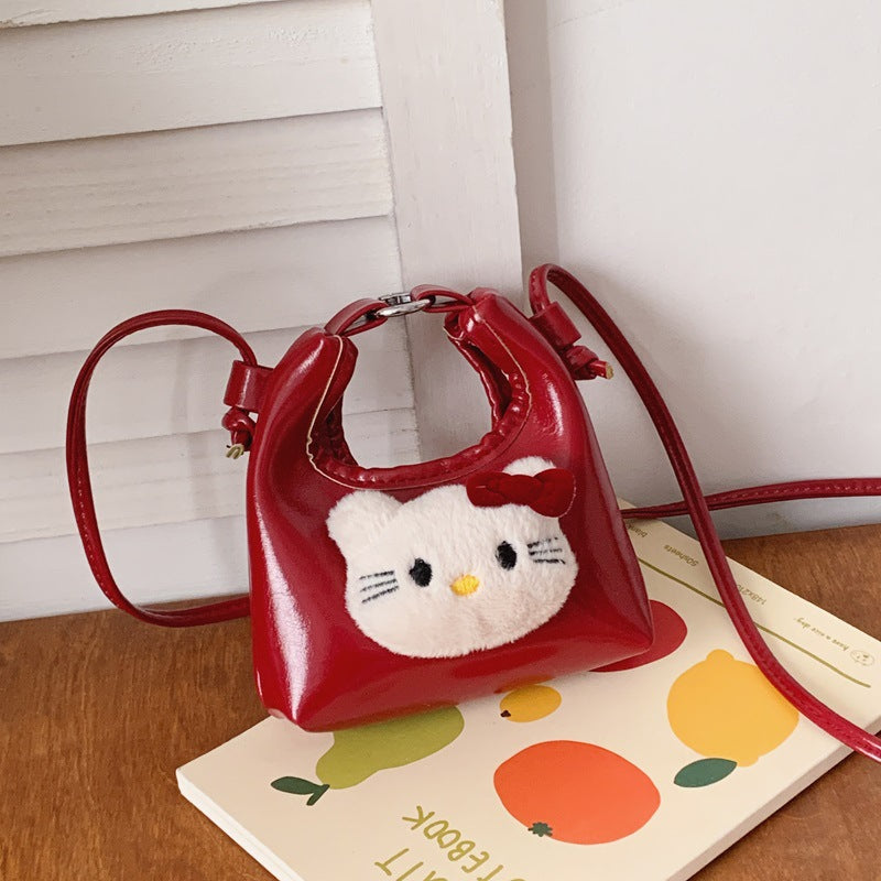 2026 New Stylish Festive Crossbody Bag for Girls, Red Lucky Money Wallet, New Year Matching Coin Purse, Parent-Child Shoulder Bag