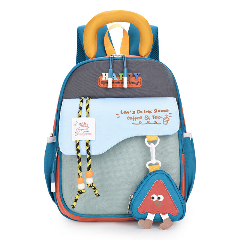 Children's Schoolbags New Style Cute Cartoon Backpacks for Boys and Girls Aged 3-6 Years Old Lightweight Weight-Reducing Backpacks Kindergarten Schoolbags