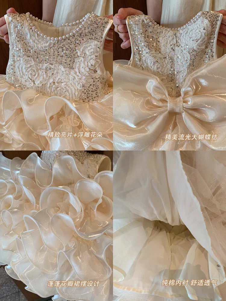 Enchanted Princess Summer Gala Dress - 2025 Disney-Inspired Birthday & Performance Gown for Girls
