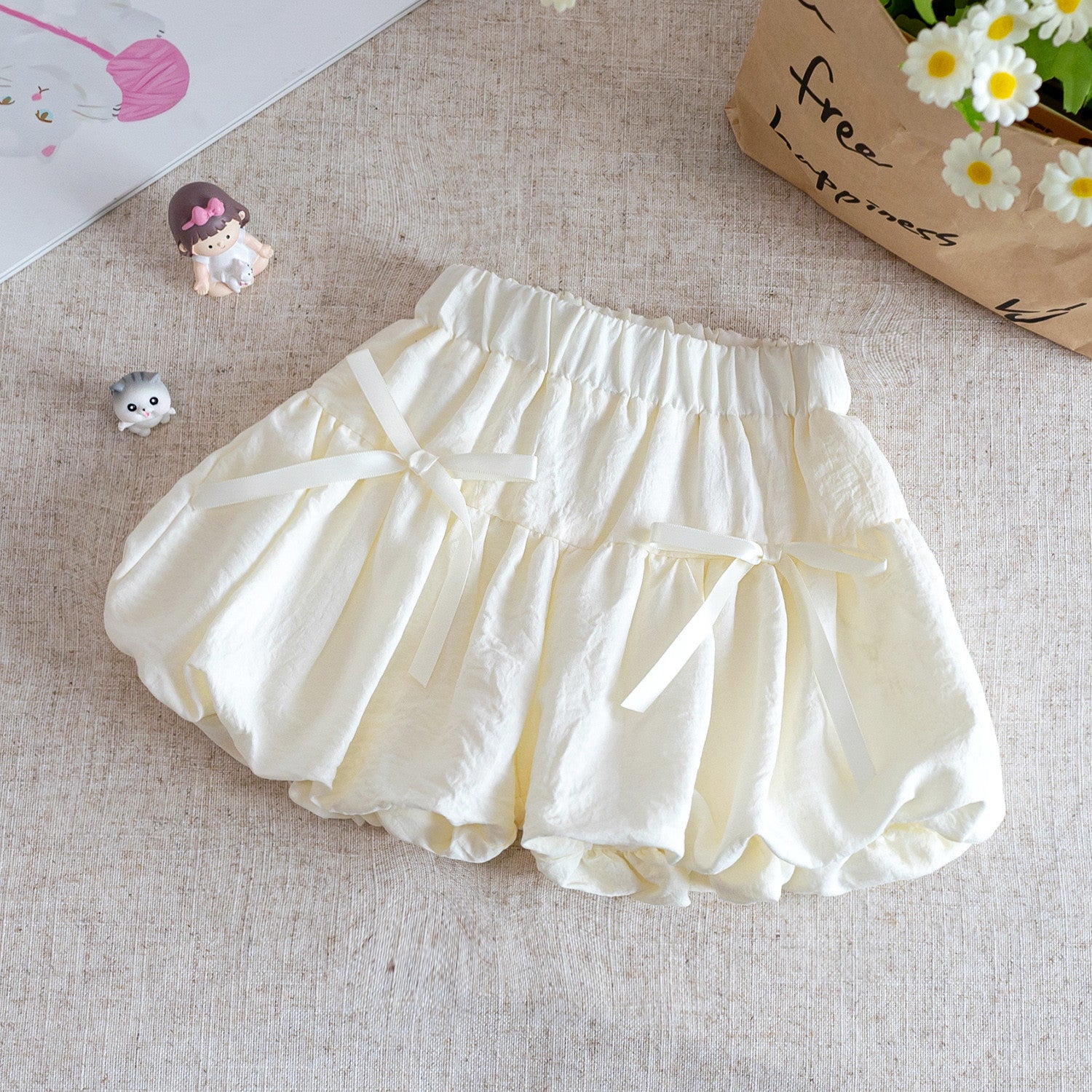 Girls Suit 2025 New Summer Children's Korean Style Sweet and Cute Cartoon Tops Baby Girl Fashionable Two-Piece Set