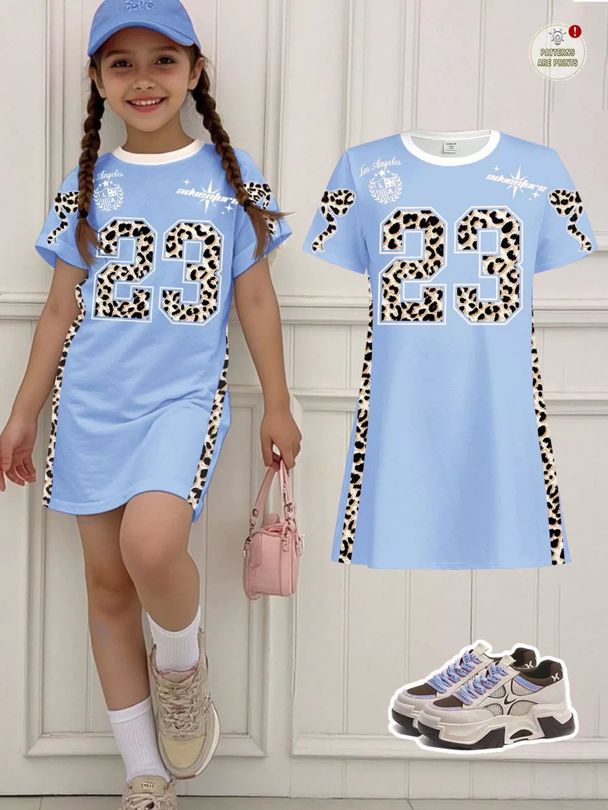 2026 New Sports Fashion Trendy Clothing Spring and Summer New Printed Dresses for Children and Adults