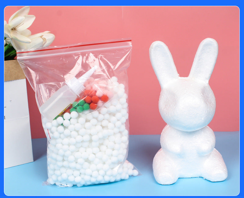Fur Ball Bunny High School Autumn Festival Kids' Creative DIY Handmade Material Package