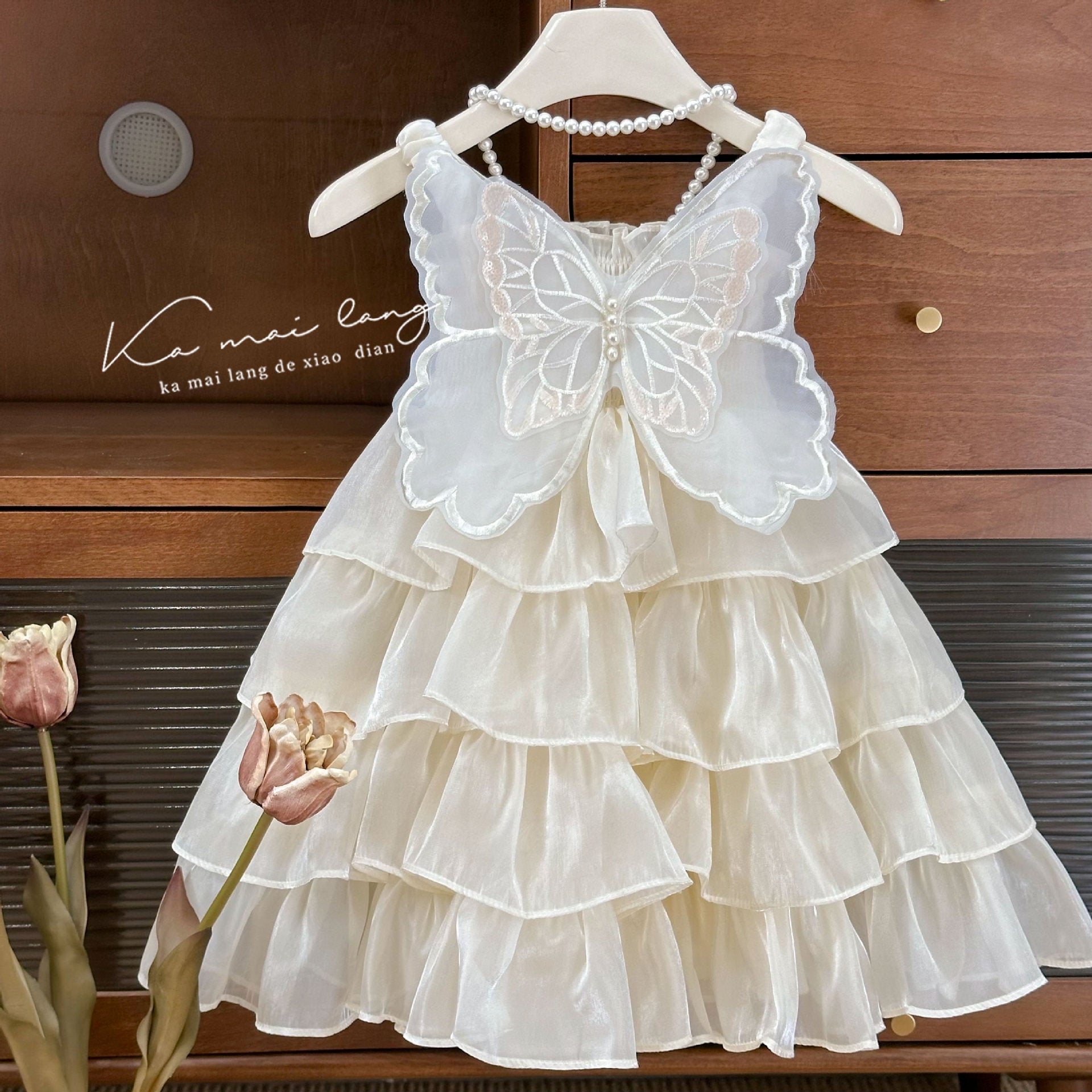 Disney-Inspired Enchanted Butterfly Fairy Cake Dress - Girls' Summer 2025 Collection