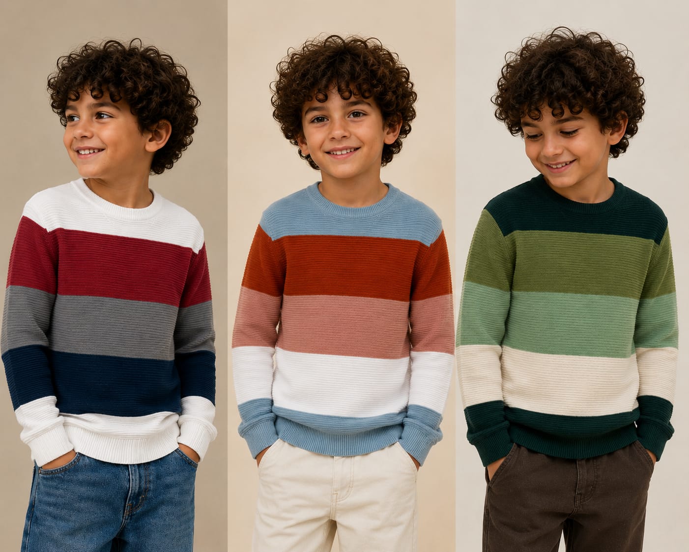 Crew Neck Winter Pullover