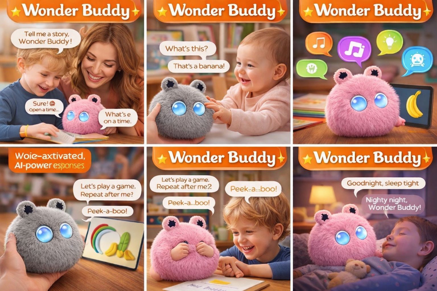 Wonder Buddy β AI Interactive Companion for Kids | Teaches, Plays & Comforts