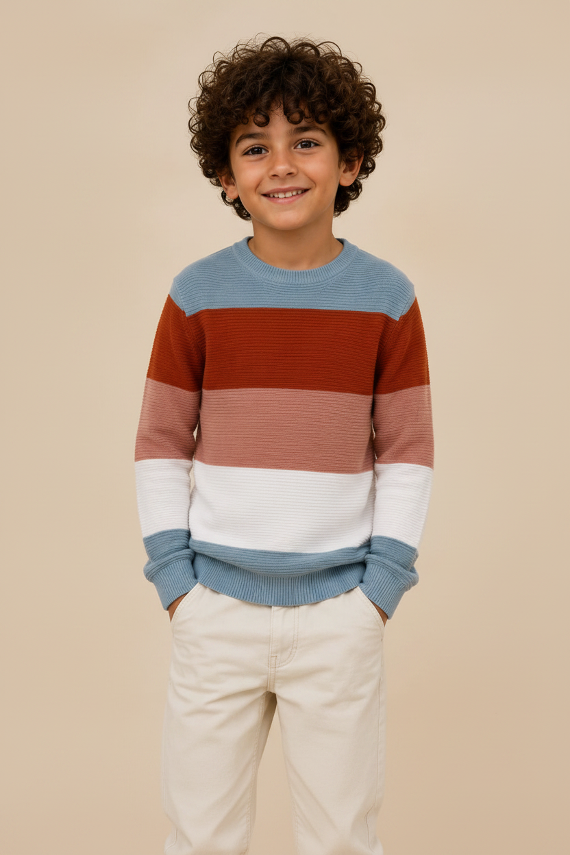 Boy 2 - Rust Pink Blue