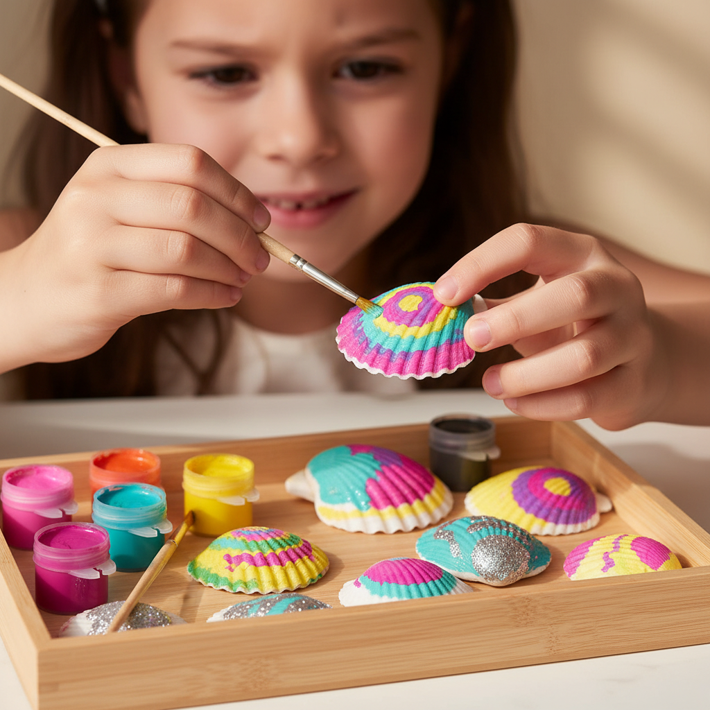 Shell Painting Craft Kit for Kids