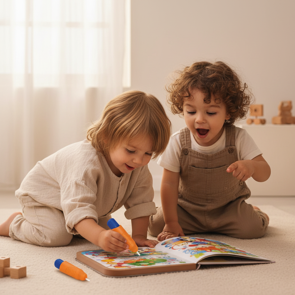 Magic Water Doodle Book – (8 Fantasy Scenes)