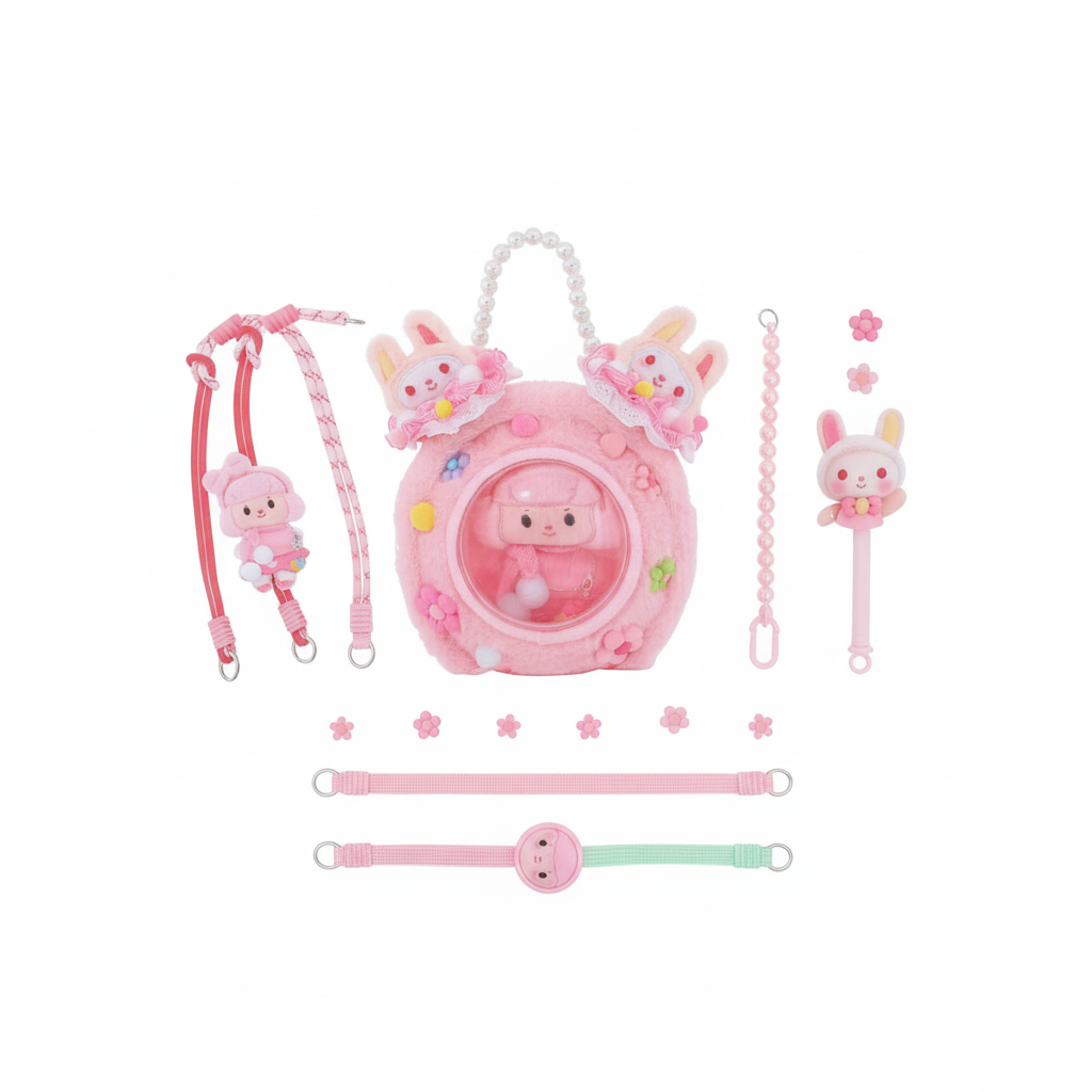 Bunny Dreams Pink Carry Bag Playset