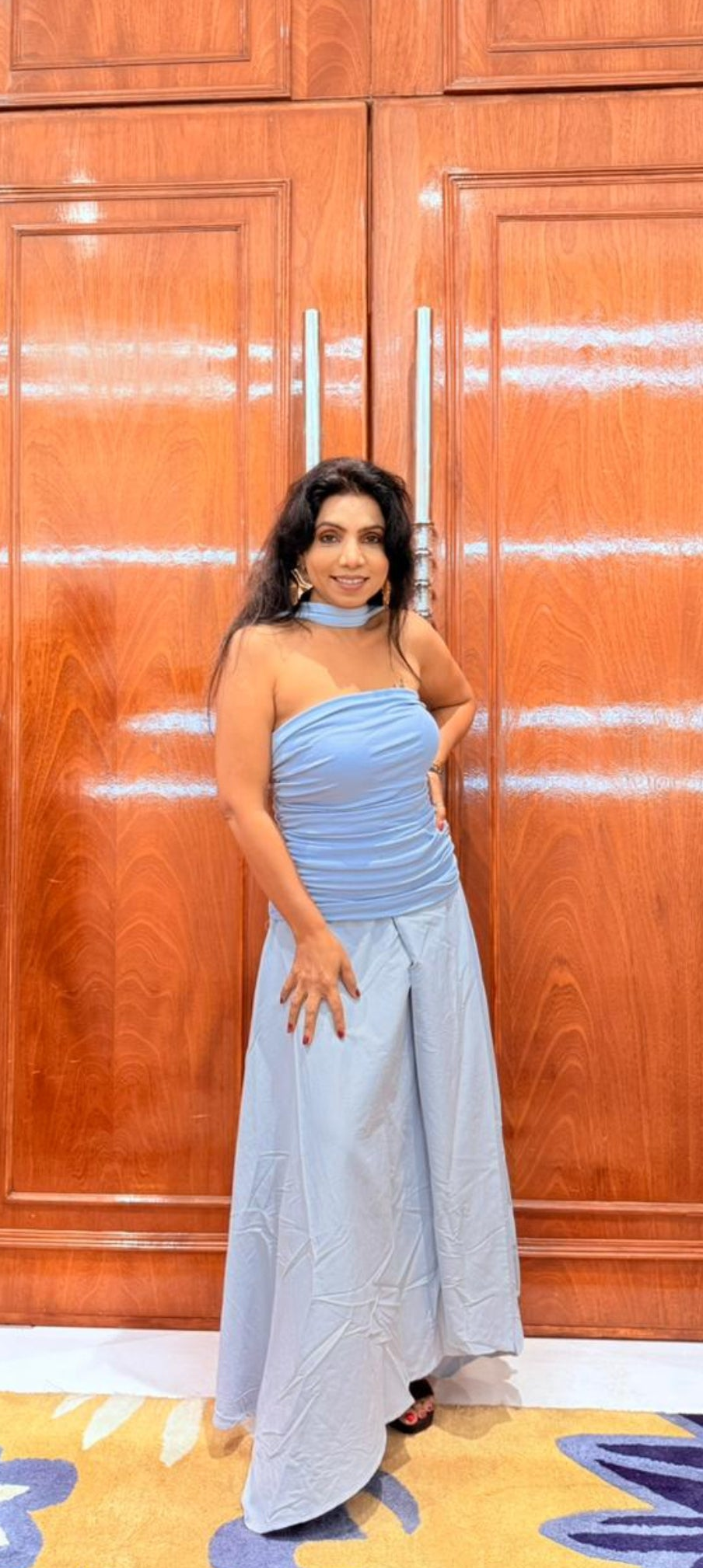 Dimorra Club – Blue Tube Short Dress 💙✨