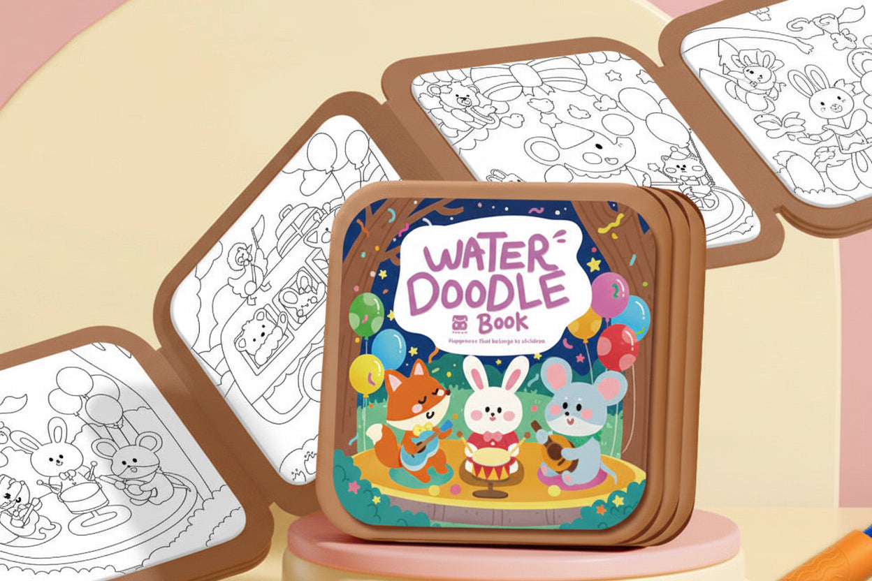 Magic Water Doodle Book – (8 Fantasy Scenes)