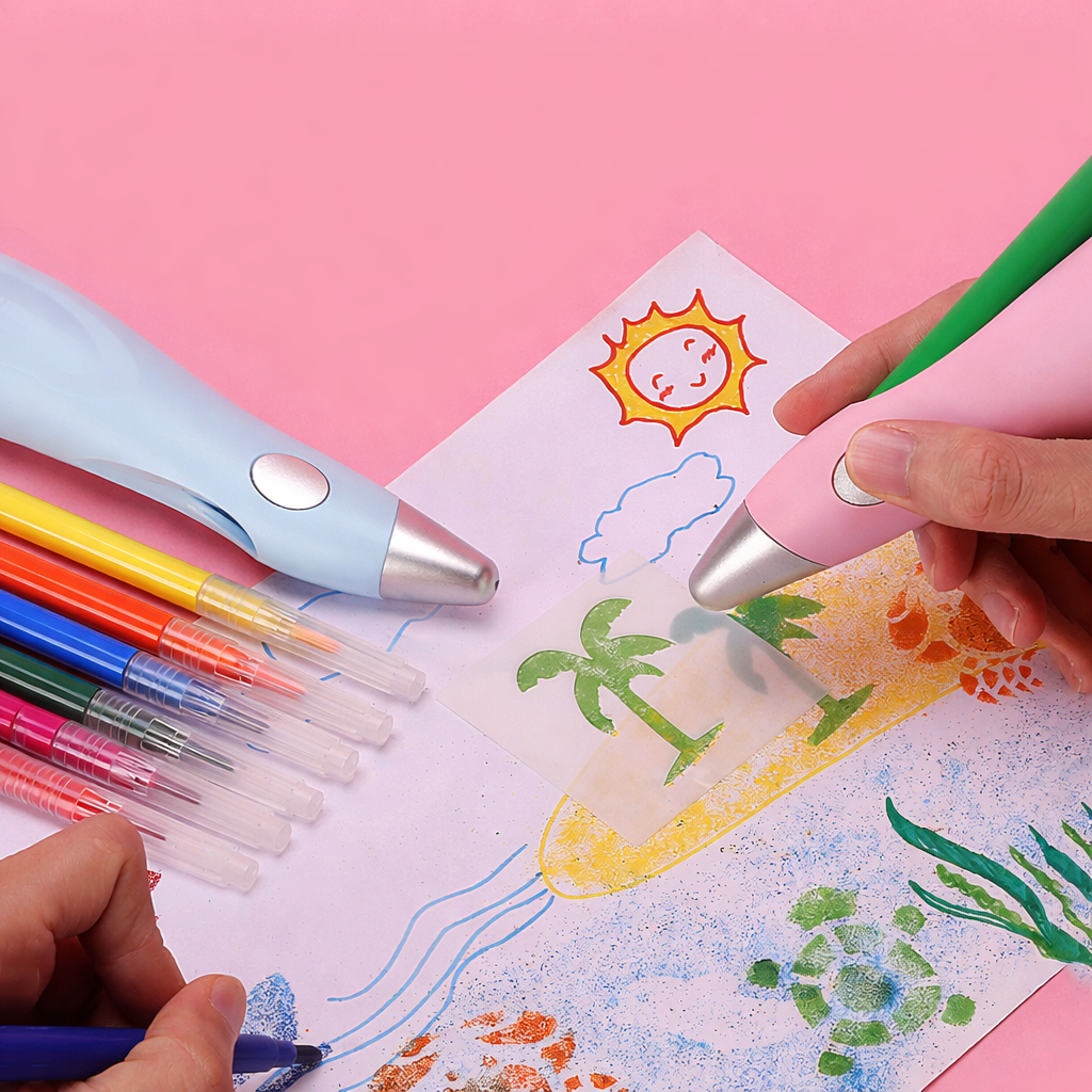 Airbrush Art Set - 12 Spray Markers