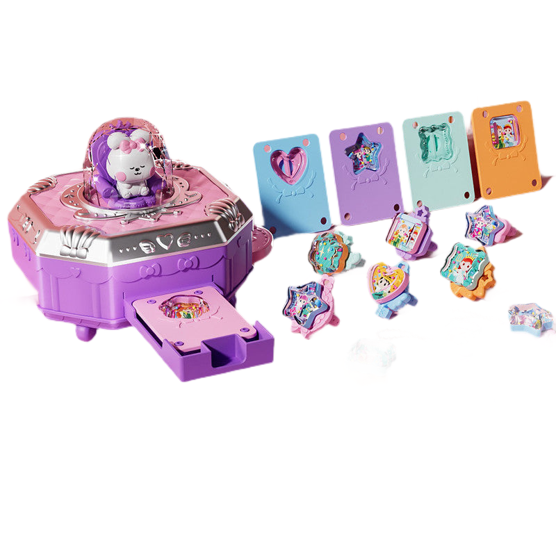 Magic Sticker Machine Toy - Creative DIY Craft Kit for Kids
