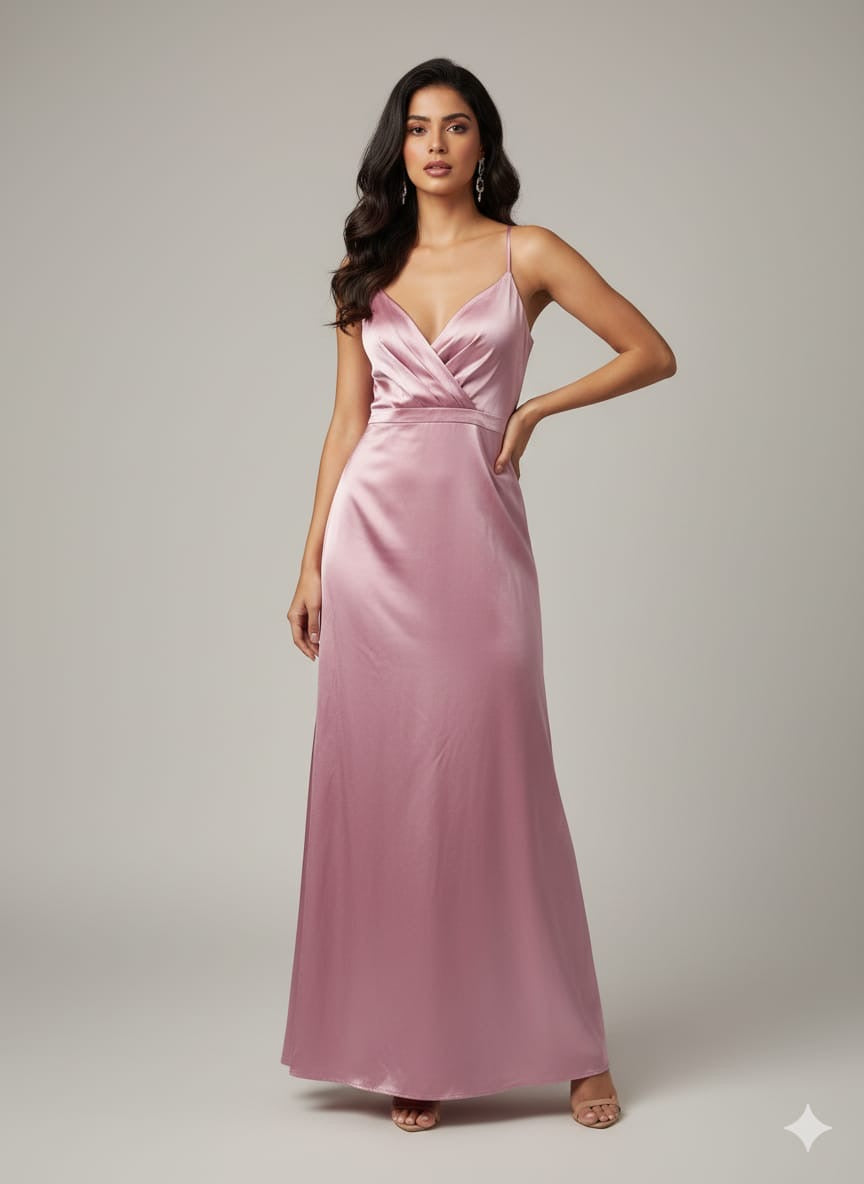The Opulent Rose Maxi Slip Dress