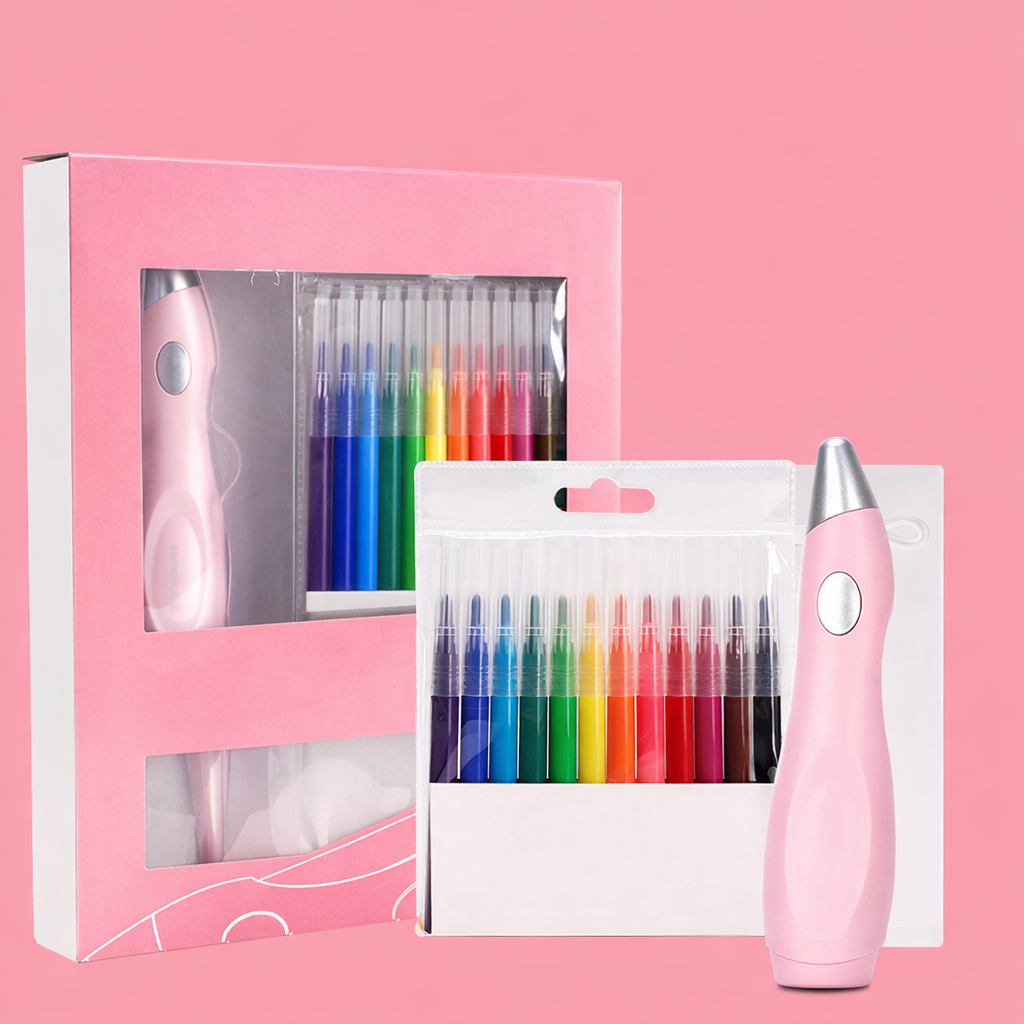 Airbrush Art Set - 12 Spray Markers