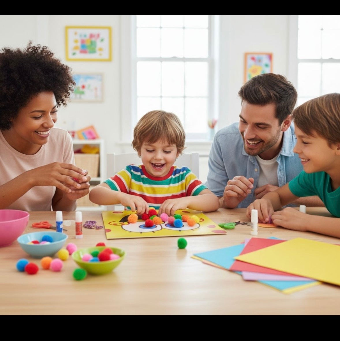 Pom Pom Art Kit