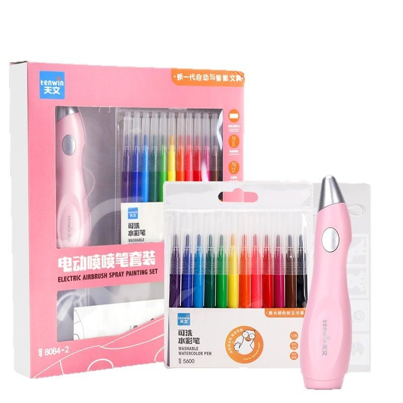 Airbrush Art Set - 12 Spray Markers